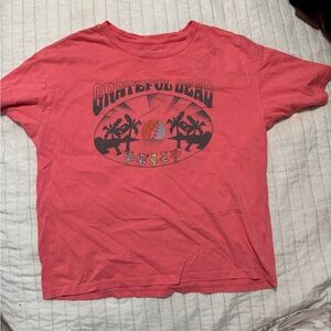 American Eagle Coral Crew Neck Tee